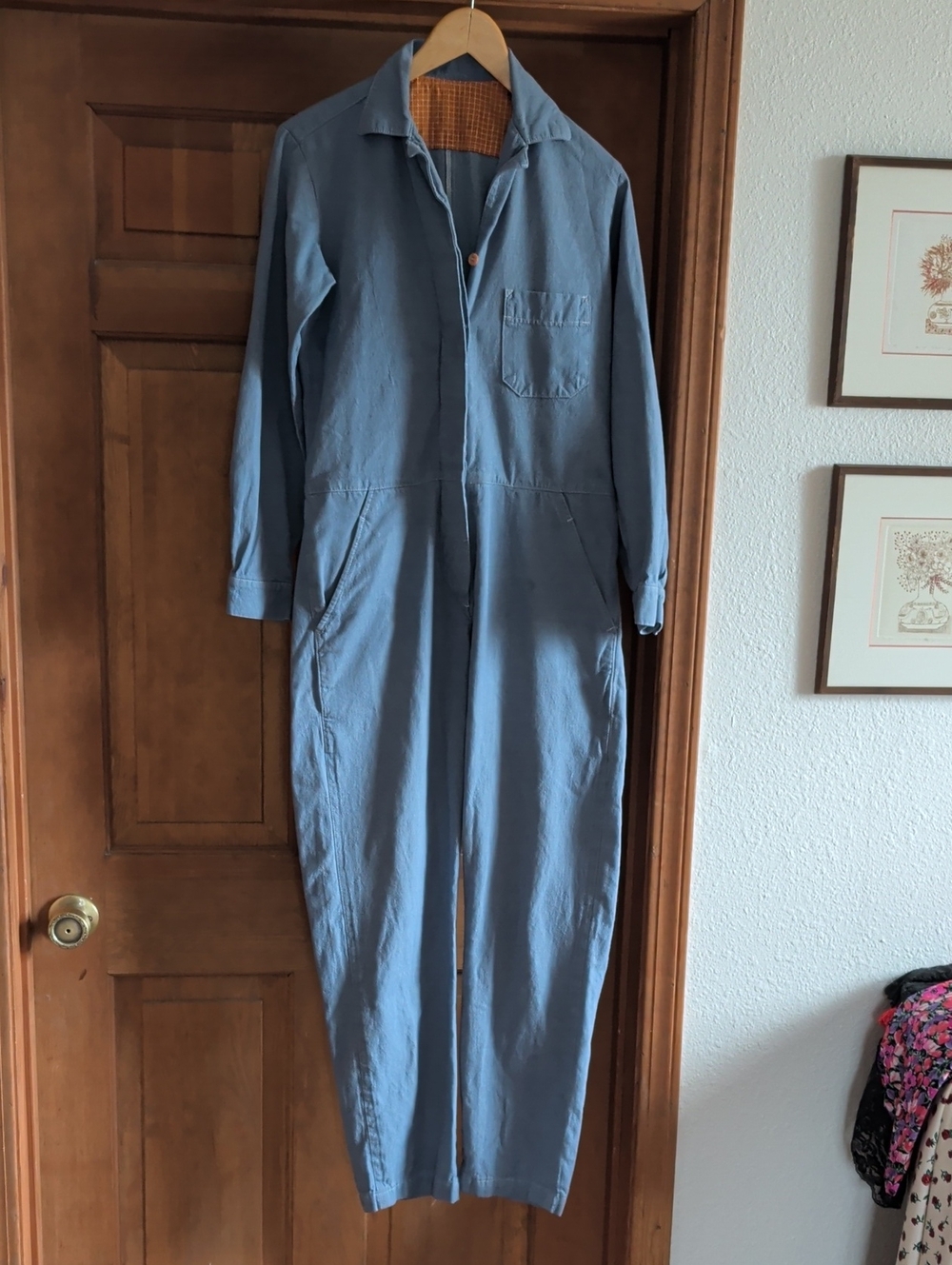 Blue Women's Utility Jumpsuit